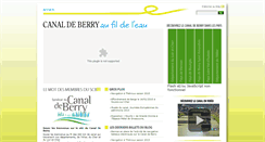 Desktop Screenshot of canal-de-berry.fr